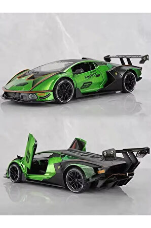 1:24 Ölçek Lamborghini Essenza SCV12 Diecast Model Araba Lamborghini Oyuncak Model Araba