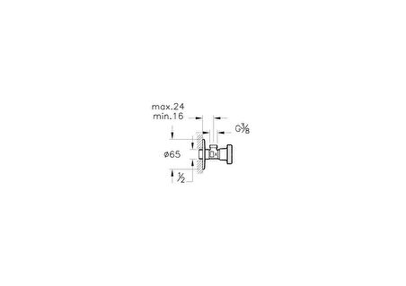 VitrA A45235 Ara Musluk, Krom