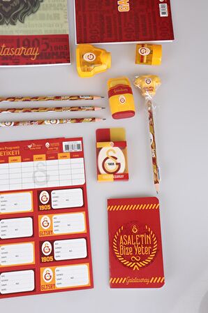 LİSANSLI GALATASARAY 19 PARÇA PREMIUM KIRTASİYE SETİ