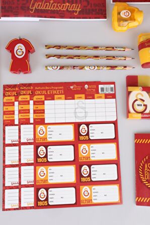 LİSANSLI GALATASARAY 19 PARÇA PREMIUM KIRTASİYE SETİ