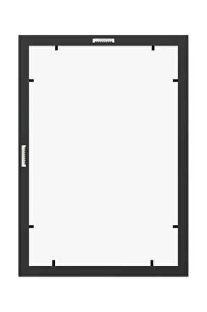 Resim Çerçevesi Siyah 20x30 Diploma Belge Sertifika 5’li Düz model Fotoğraf Resim Çerçeve Seti