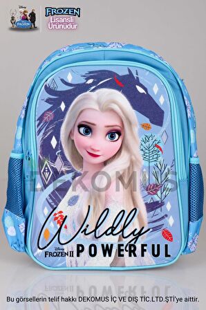 YENİ SEZON LİSANSLI ELSA FROZEN OKUL ÇANTASI HAWK WIDELY