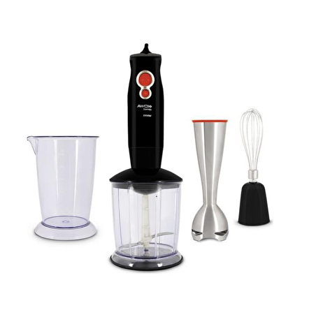 Awox Barmix 3 in 1 Çelik Blender Seti Siyah