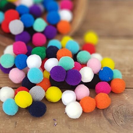 Gen-Of Karışık Pon Pon Seti(10mm+20mm+30mm)
