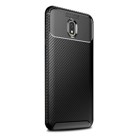 Gpack Xiaomi Redmi 8A Kılıf Negro Karbon Dizayn SilikonNano Glass