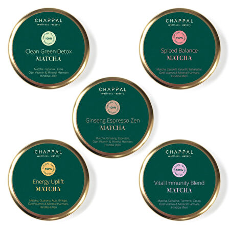 Daily Wellness Matcha Set – 5’li Özel Karışım