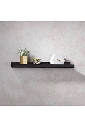 Duvar Raf (Siyah 40cm x 10cm)