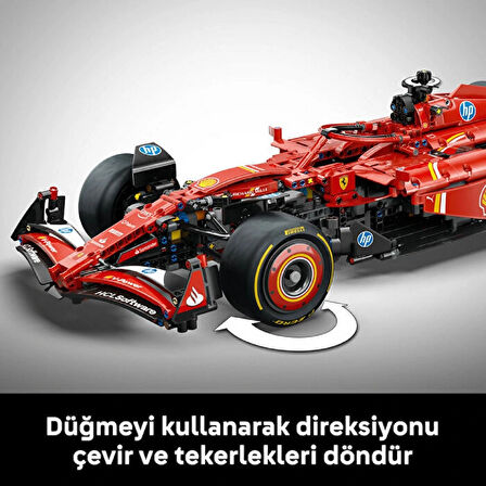 LEGO Technic Ferrari SF24 Formula1 Yarış Aracı Model Yapı Blok Seti 1361 Parça