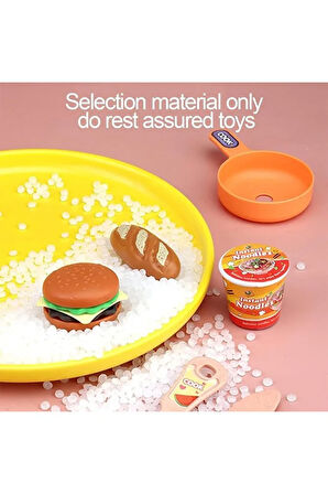 Buharlı Ve Işıklı Su Akan Musluklu Meyveli Yeni Nesil Çok Aksesuarlı Mutfak Seti Oyuncak Evcilik Set