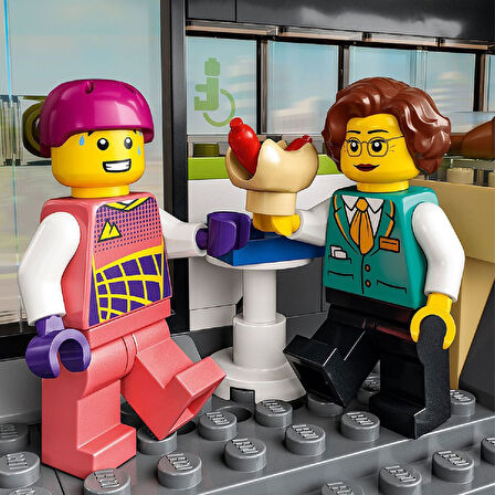 Lego City Express Passenger Train Yaratıcı Yapı Blok Seti 764 Pcs