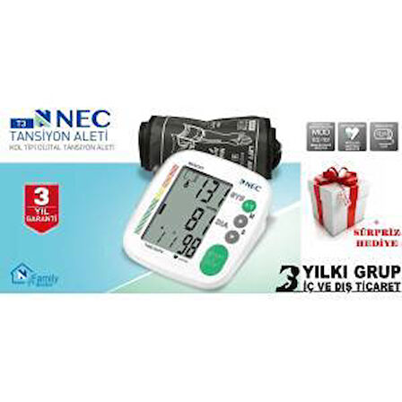 Medikaltec  NEC-T3 Kol Tipi Dijital Tansiyon Aleti