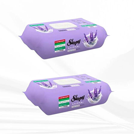 Sleepy Extra Doğal Lavanta Yağı Yüzey Temizlik Havlusu 100'lü 2x100 200 Yaprak 2'Li Set