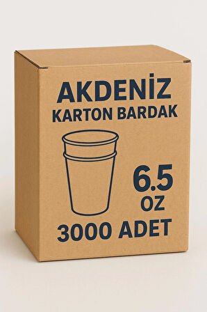 KARTON BARDAK 6.5 OZ 3000 ADET