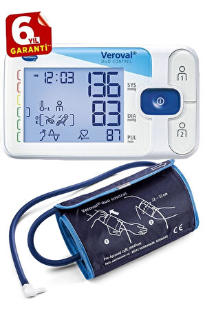 Medikalcim Tansiyon Aleti, Veroval Duo Control, Osilometrik Ve Oskültatuar Ölçüm