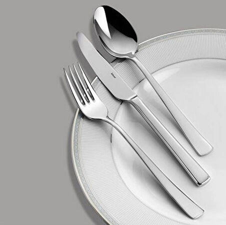 Hi sar Optima Lara 24 Parça 6 Kişilik Çatal Kaşık Bıçak Takımı