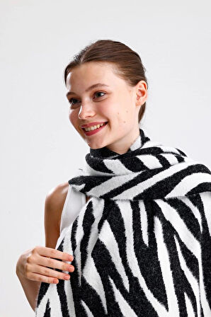 Zebra Desenli Trikoşal Marka-Yumuşak Dokulu,Rahat,Hafif ve Şık-Taşınabilir Kılıf Çantalı-170x70 cm