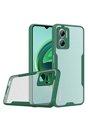 Xiaomi Redmi Note 11 Kılıf Kamera Korumalı Arkası Şeffaf Silikon Kılıf