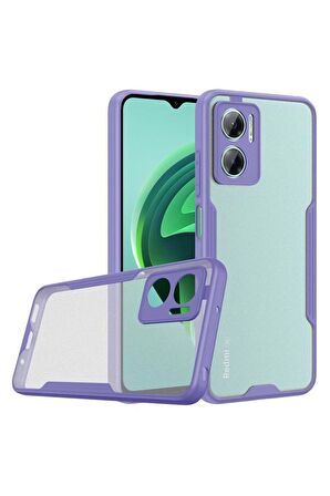 Xiaomi Redmi Note 11 Kılıf Kamera Korumalı Arkası Şeffaf Silikon Kılıf