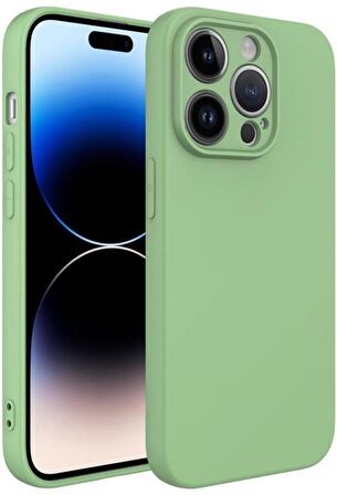 Apple iPhone 14 Pro Kılıf Lansman Tasarım İç Yüzeyi Kadife Silikon