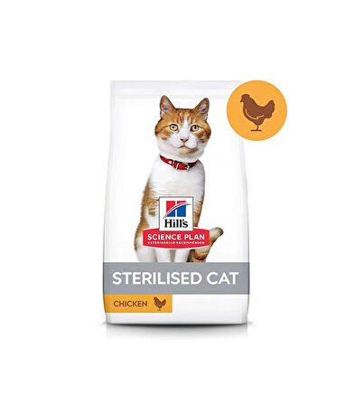 Hill's Tavuk Etli Kısırlaştırılmış Yetişkin Kedi Maması 10 Kg