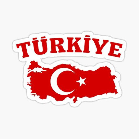 15 cm Türkye Araba Sticker Yapıştırma Etiket