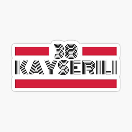 38 Kayseri Plaka Araba Sticker Yapıştırması