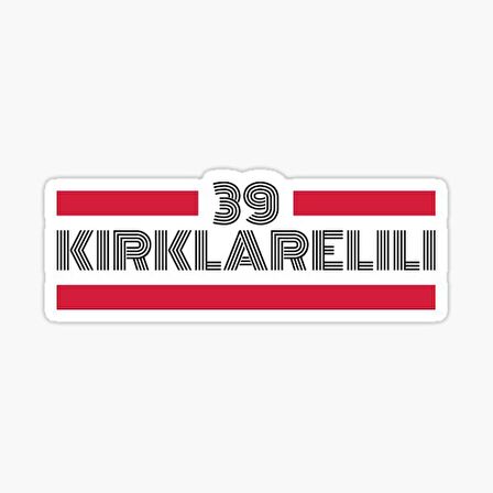 39 Kırklarelili Plaka Araba Sticker Yapıştırması