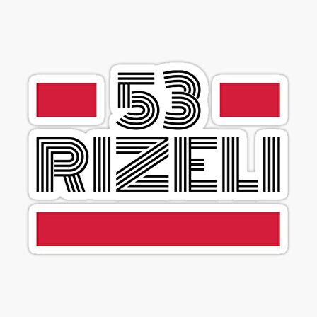 53 Rizeli Plaka Araba Sticker Yapıştırması