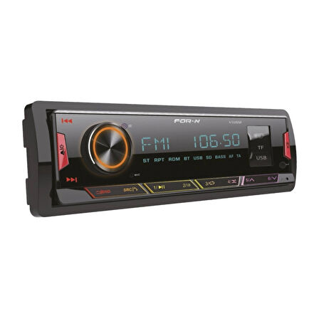 For-X X-510DSP-DSP İŞLEMCİLİ-BT5.1-FM-MP3-USB 2A ŞARZ-7RENK-3 ANFİLİ-4X60W BAS KONTROLLÜ OTO TEYP