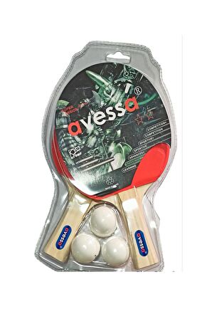 Avessa Masa Tenisi 2 Yıldız Raket Set ( 2 Raket 3 Top)