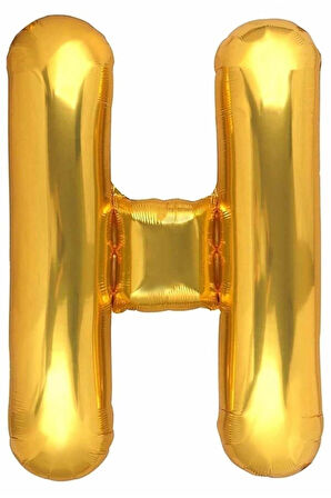 Harf Folyo Balon 80 Cm Gold H