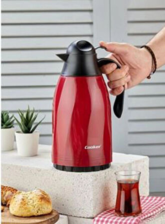 Cooker Spring 1,3 Litre Özel Cam Termos Ev ve Piknik Termosu