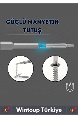 Premium Dayanıklı Mıknatıslı Saat Gözlük Elektronik Taşınabilir Mini Kutulu 25 Parça Tornavida Seti