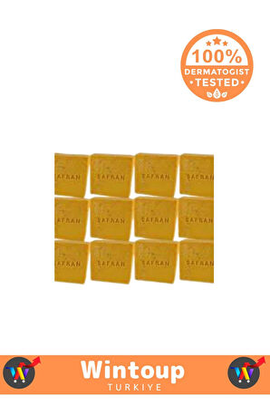 Özel Üretim %100 Doğal Cilt Onarıcı Tüm Vücut İçin Uygun Safran Sabunu 2 Adet