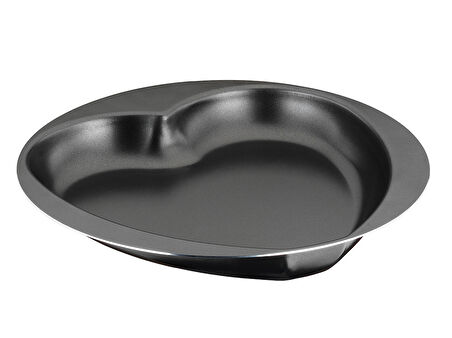 Papilla Bravo Teflon Yanmaz Yapışmaz Kalpli Kek Kalıbı 28 cm