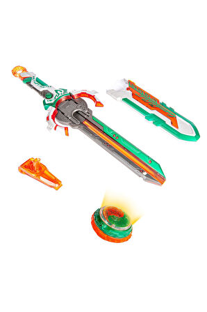 Infinity Nado Split Serisi Alevli Rüzgar Ejderhası Kaplanı  Infınity Nado Beyblade Işıklı Kılıç