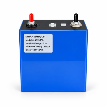 OR-TEC 3.2V 314Ah LiFePo4 Cornex Prizmatik Pil Hücresi
