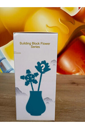Dekoratif Çiçek Yapım Seti Legosu - Koleksiyonluk Yapboz Blok Çiçek Yapım Set Tek Süpriz Çiçek