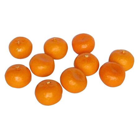 Yapay MANDALİNA 6 lı Paket  Yapay Meyve