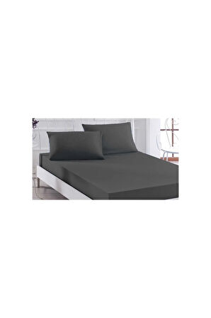 120’lik Penye Lastikli Çarşaf 120*200 Cm (antrasit)
