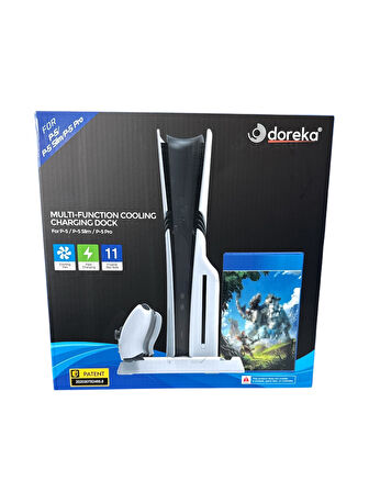 TP5-3537D PS5 Slim ve Tüm Modeller için Multi Fonksiyon Soğutma ve Şarj Ünitesi