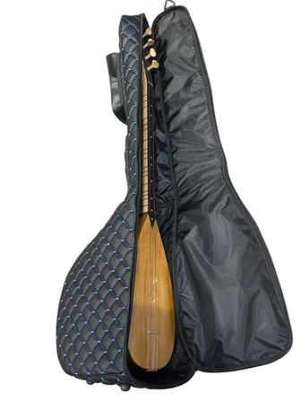 Saz Kılıfı Bağlama Kılıfı Korumalı Kalın Kılıf Uzun Sap Bağlama Kılıfı