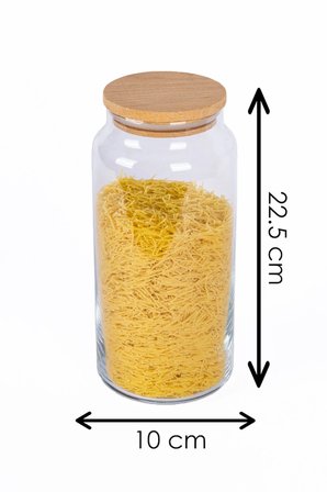 12'li Vakum Kapaklı Cam Kavanoz Erzak Kabı 1400 ml 111 Adet Etiket Hediyelii