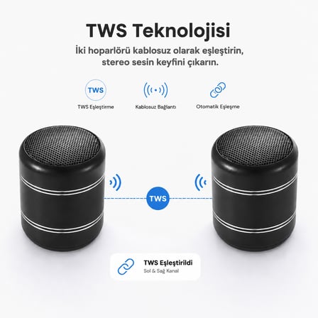 MİNİ SPEAKER SİLİNDİR