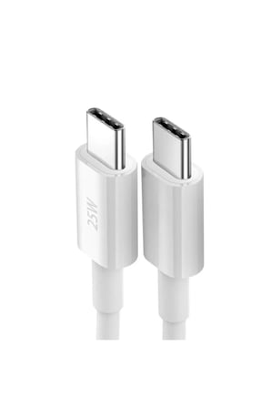 25w Hızlı Type-c Şarj Kablosu Çift Taraflı Type-c To Type-c 25w Pd Şarj Kablo 1metre