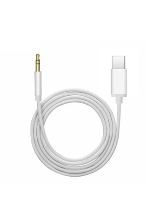 iPhone Xiaomi Huawei Samsung Oppo Uyumlu Type-C Aux Kablo 1 Mt Araç Müzik Ses Dönüştürücü