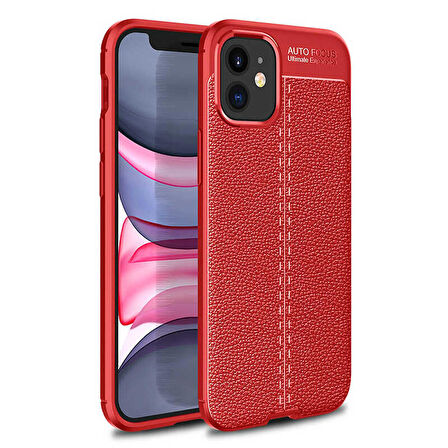 Vendas iPhone 12 Deri desenli premium silikon kılıf