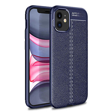 Vendas iPhone 12 Deri desenli premium silikon kılıf