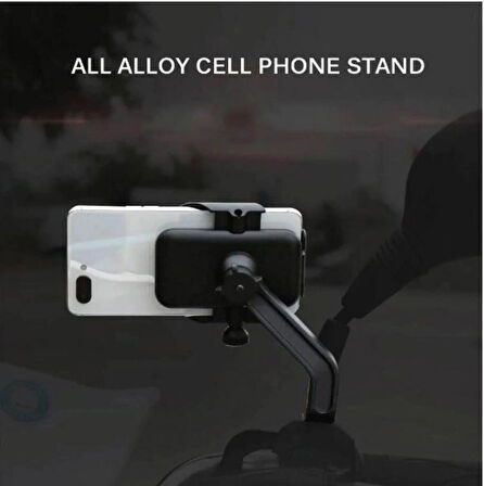 Metal Motorsiklet/Bisiklet Dikiz aynası Telefon tucu A11 motorcyle Phone Holder