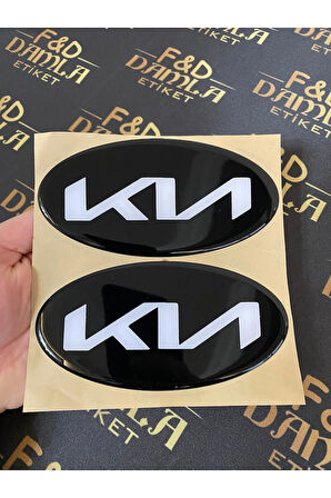 Kia Sportage 152 X 75 MM Yeni Yazı Amblem Dekorasyon Ön Arka Logo